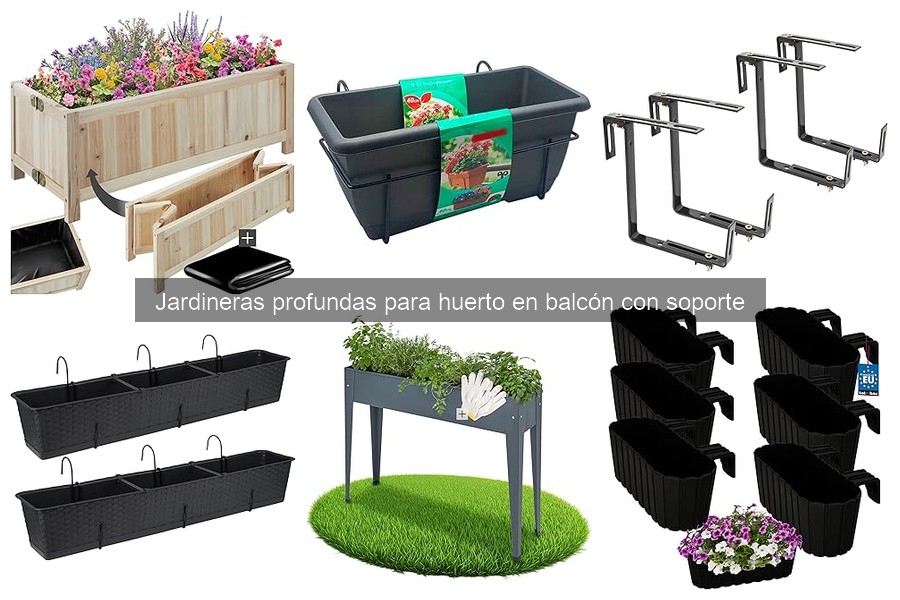 Mejores jardineras profundas para balcones pequeños 2026