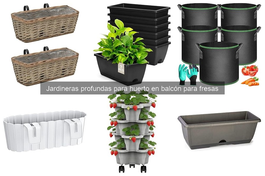 Mejores jardineras profundas para fresas del 2026