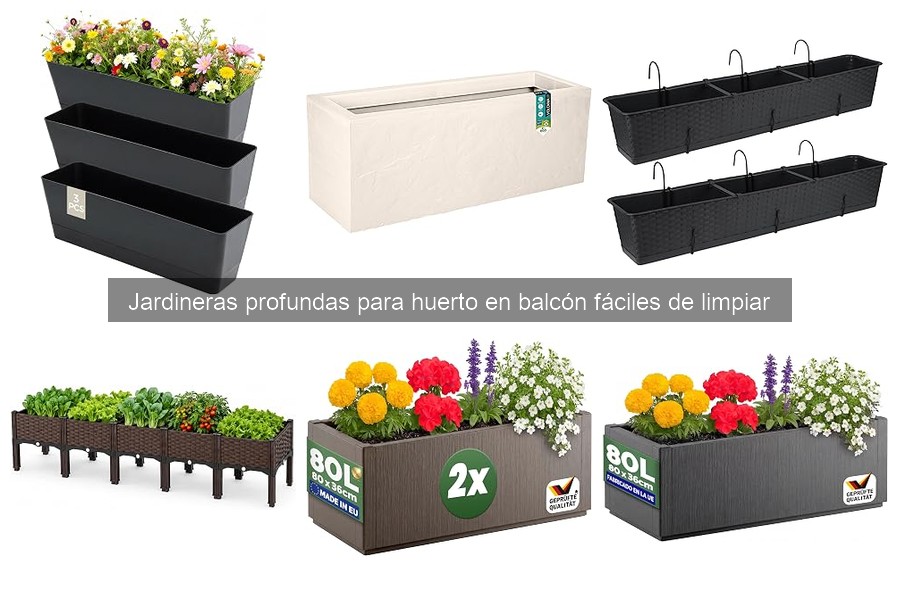 Mejores jardineras profundas para principiantes en huertos urbanos