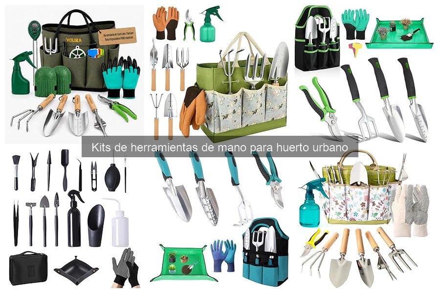 Mejores kits de herramientas de mano para huertos urbanos 2026