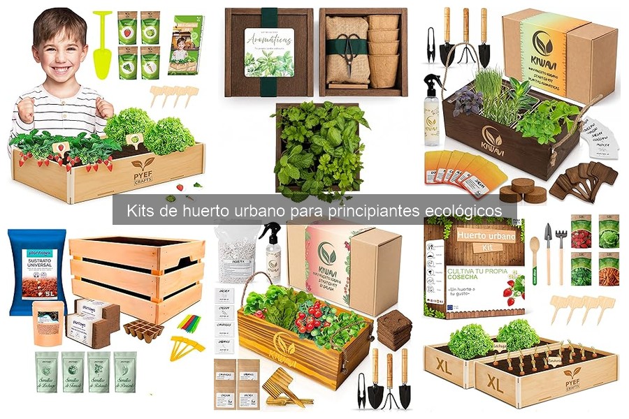 Mejores kits de huerto urbano ecológico para principiantes