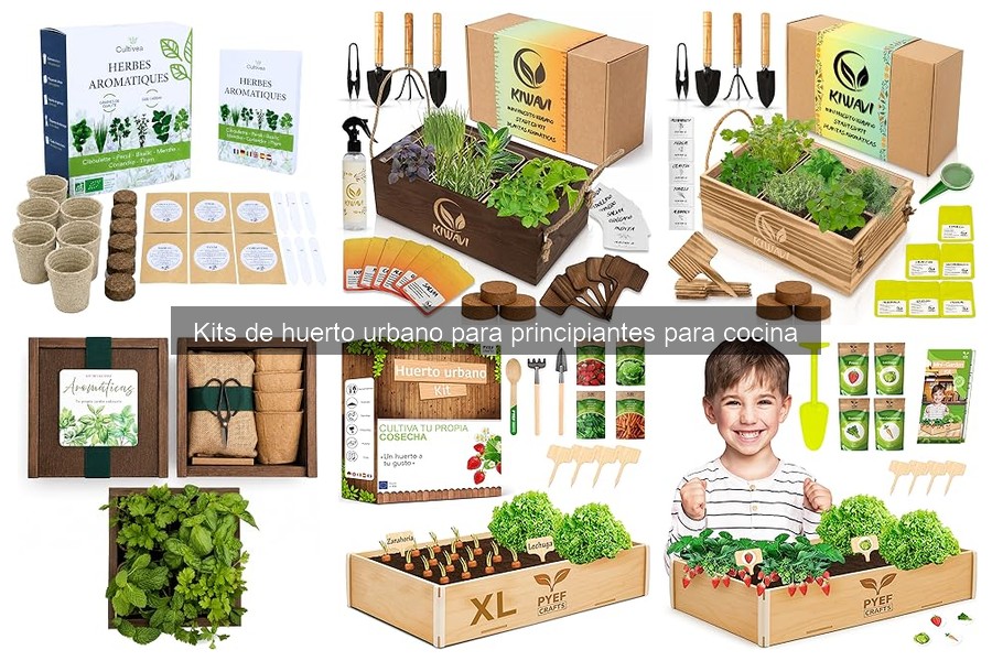 Mejores kits de huerto urbano para cocina en 2023