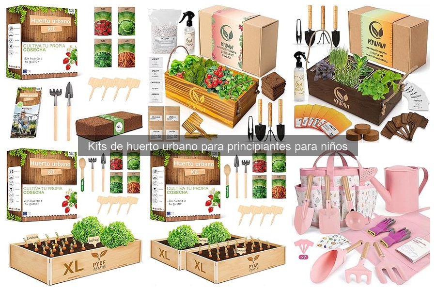 Mejores kits de huerto urbano para niños en 2023