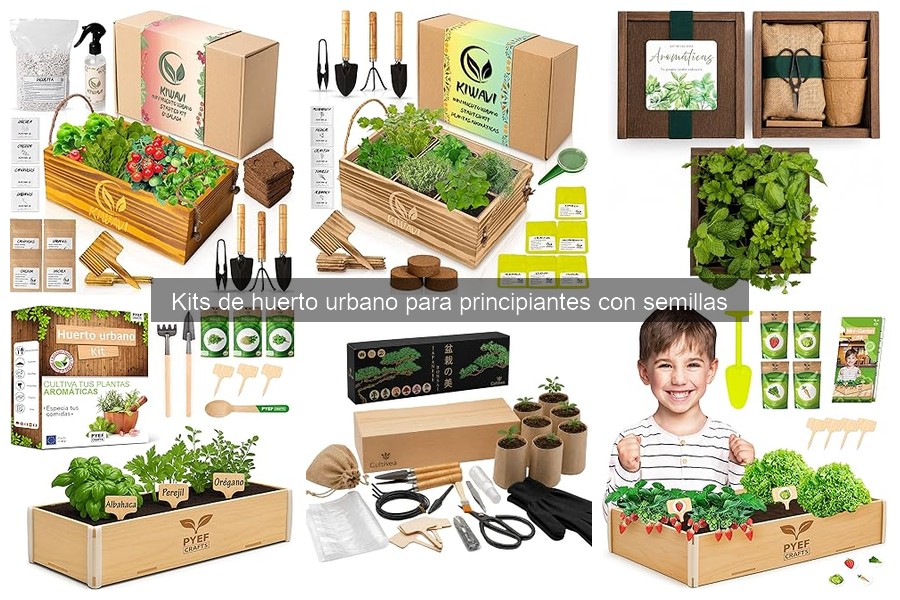 Mejores kits de huerto urbano para principiantes 2023