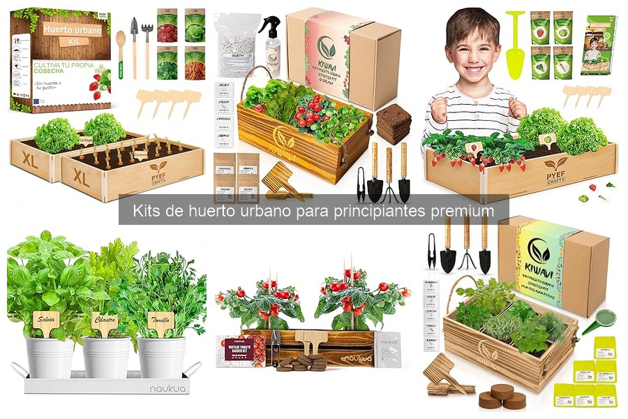 Mejores kits de huerto urbano premium para principiantes 2023