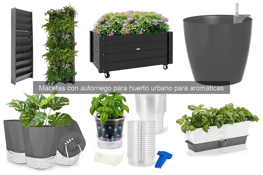 Mejores macetas con autorriego para huerto urbano 2026