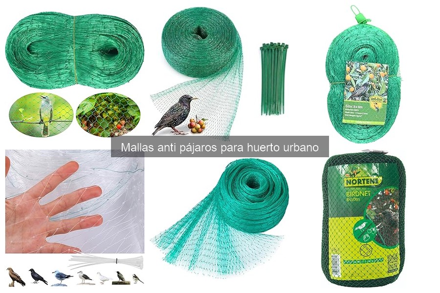 Mejores mallas anti pájaros para huertos urbanos 2023