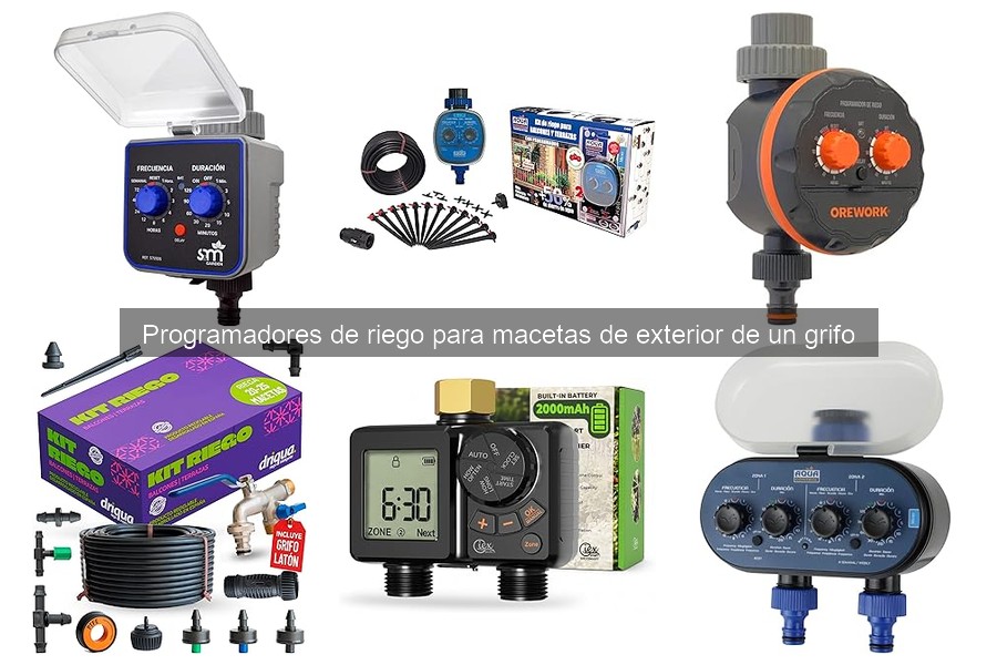 Mejores programadores de riego para macetas en 2023
