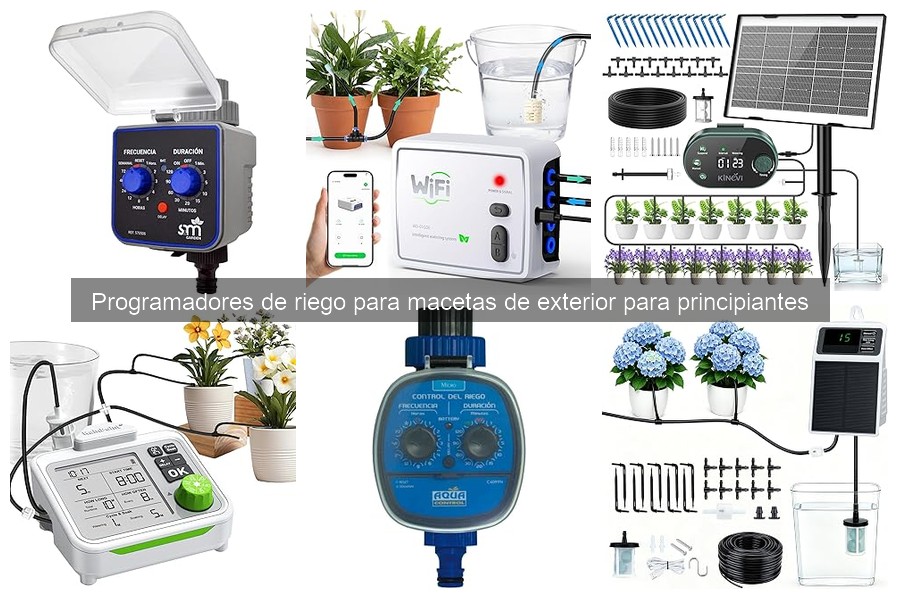 Mejores programadores de riego para principiantes en huertos urbanos