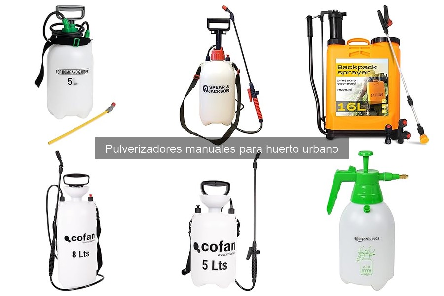 Mejores pulverizadores manuales para huertos urbanos en 2026