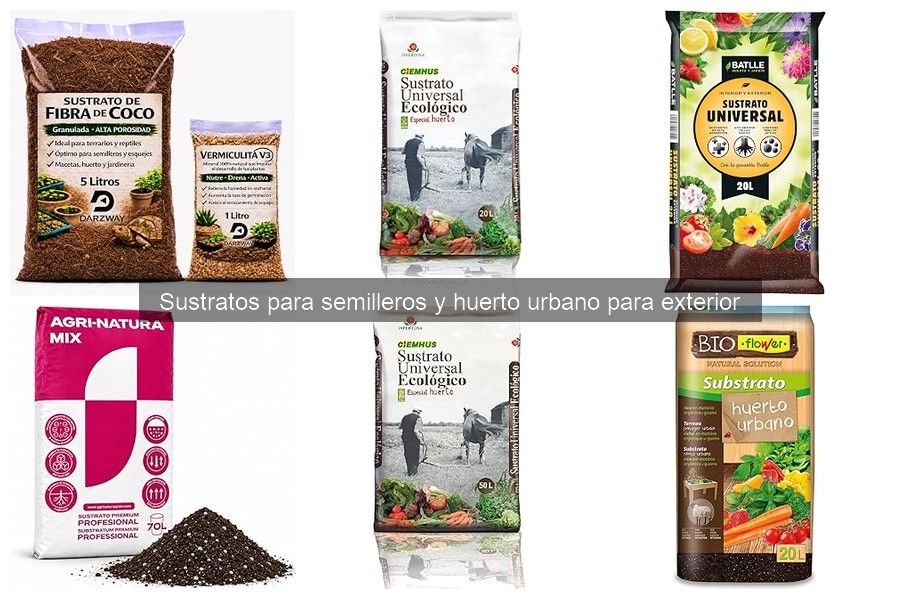 Mejores sustratos para huertos urbanos exteriores en 2026