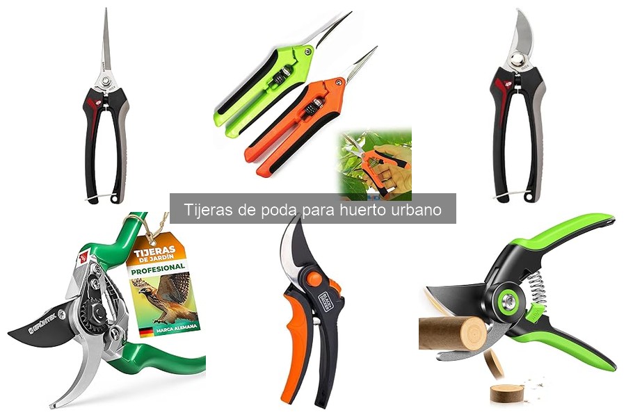 Mejores tijeras de poda para cultivar en balcones 2026