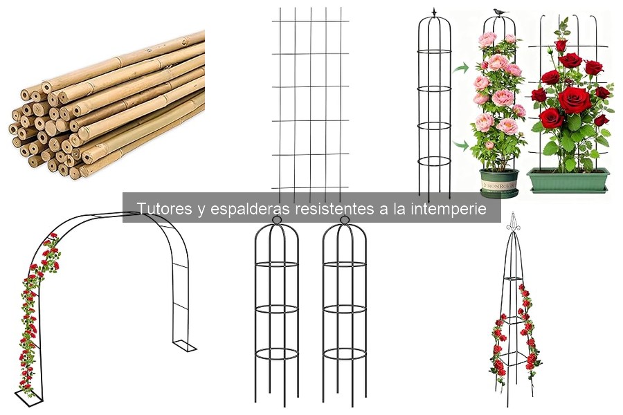 Mejores tutores y espalderas para balcón en exteriores