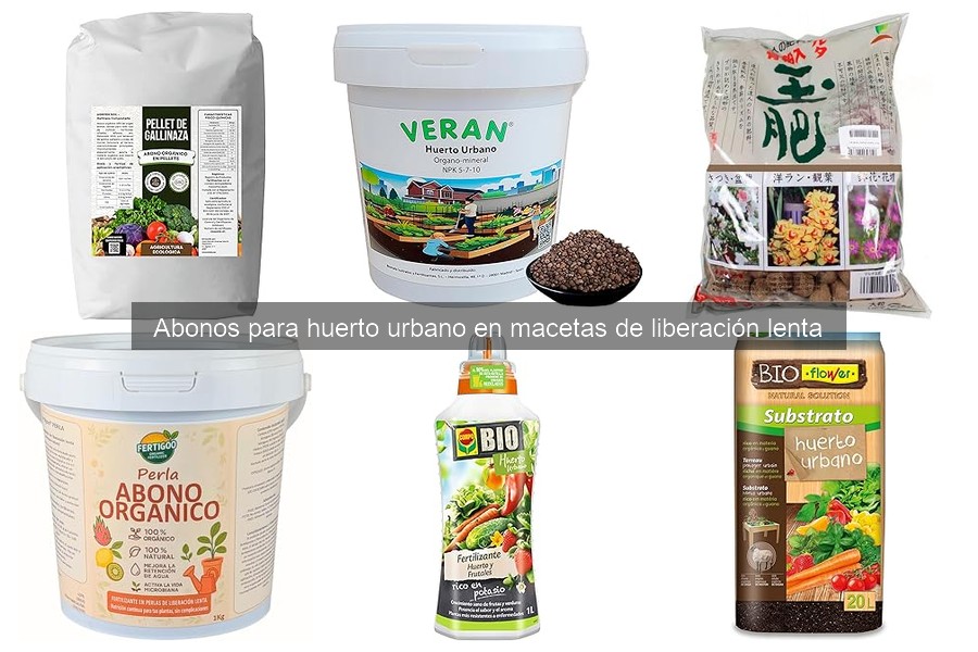 Problemas comunes con abonos de liberación lenta en macetas