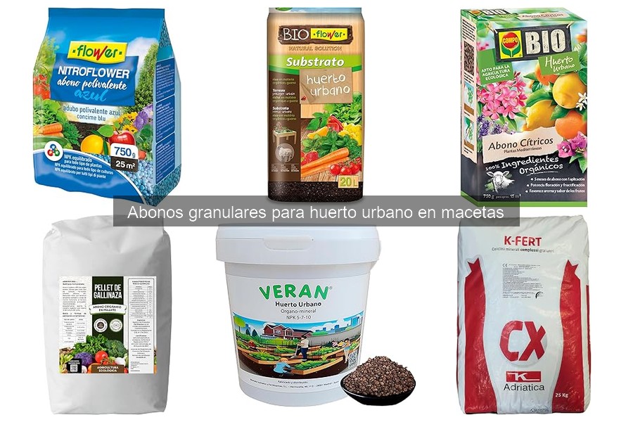 Problemas comunes con abonos granulares en macetas
