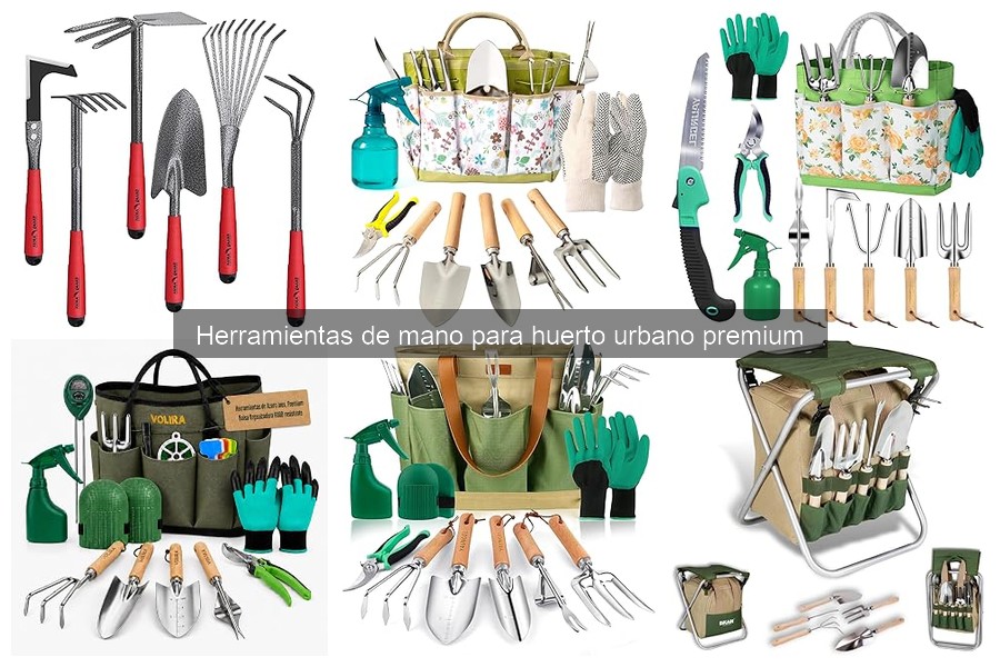 Problemas comunes con herramientas de mano en huertos urbanos