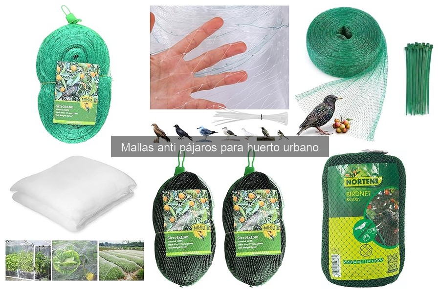 Problemas comunes con mallas anti pájaros y soluciones