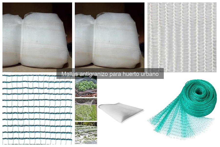 Problemas comunes con mallas antigranizo en huertos urbanos