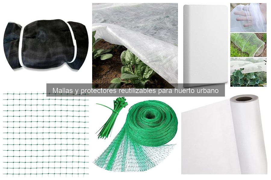 Problemas comunes con mallas y protectores en huertos urbanos