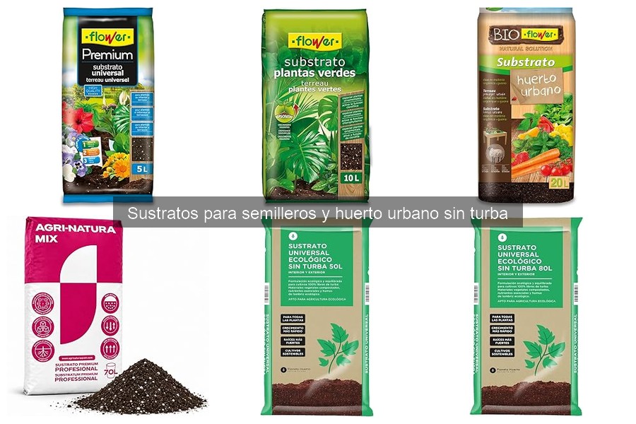 Problemas comunes con sustratos sin turba y soluciones