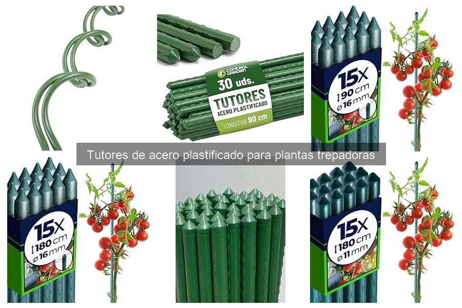 Problemas comunes con tutores de acero plastificado y soluciones