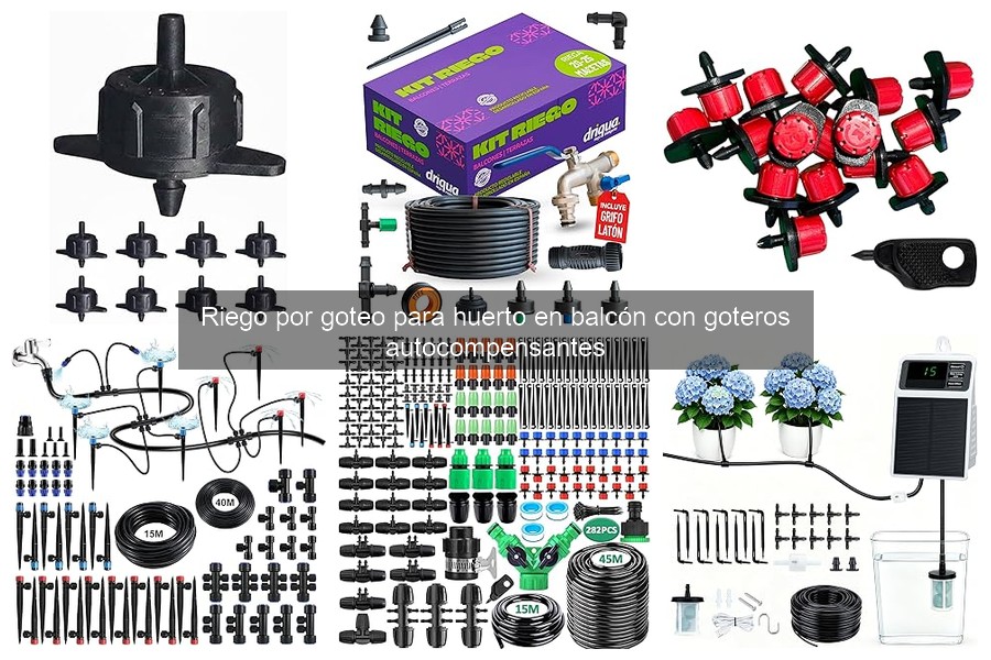 Problemas comunes en riego por goteo en balcones y soluciones