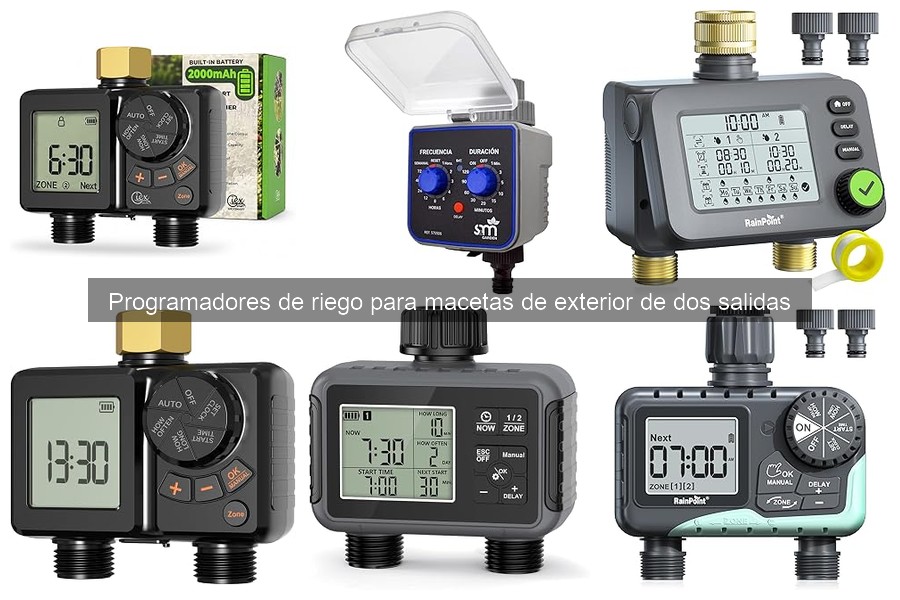 Programadores de riego para macetas de exterior: ¿Qué son?