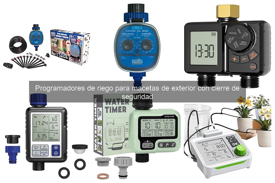 Qué es un programador de riego para macetas y cómo funciona