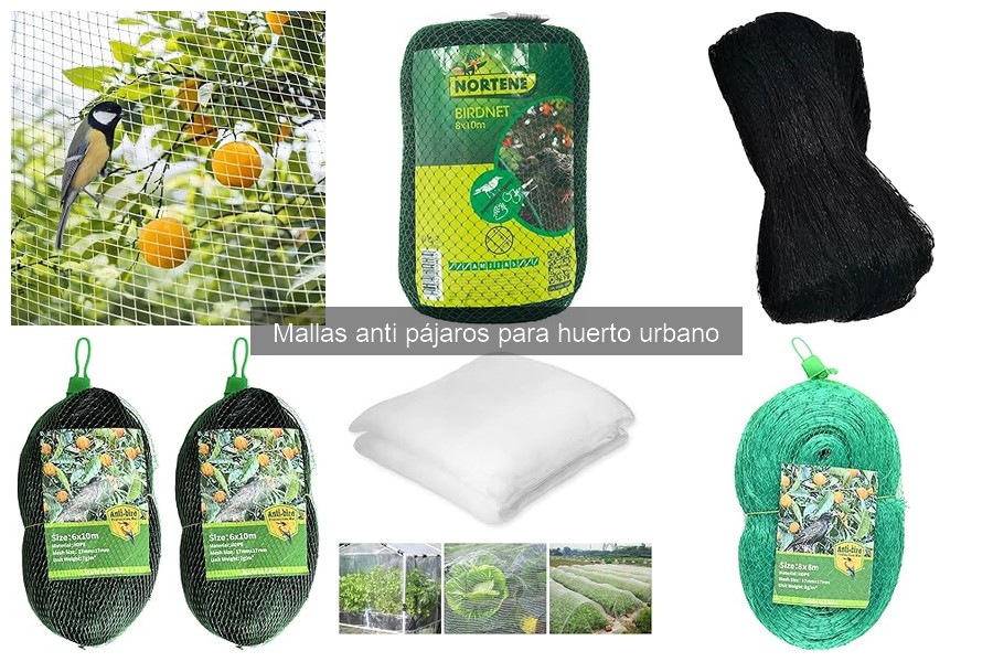 ¿Qué es una malla anti pájaros y cómo funciona en tu huerto?