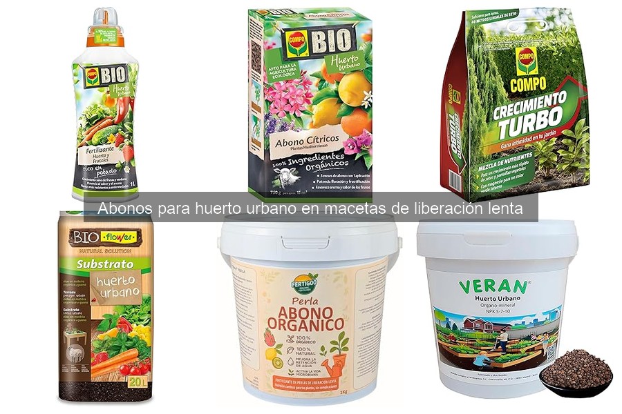 ¿Qué son los abonos de liberación lenta para macetas?