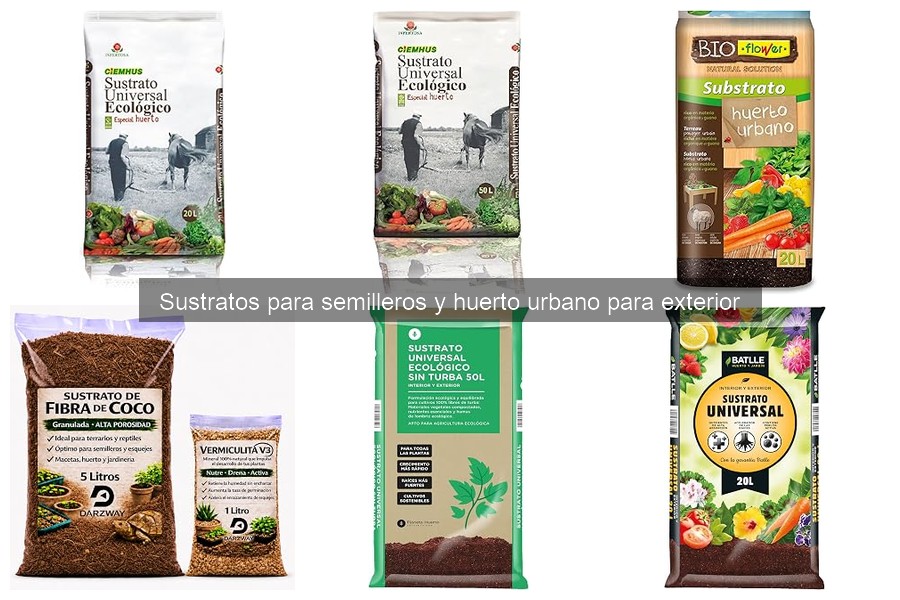 ¿Qué son los sustratos para semilleros en el huerto urbano?