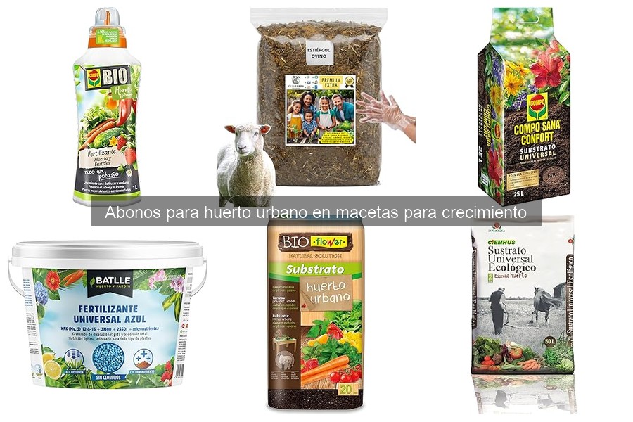Tipos de abonos para huertos urbanos en macetas 2026