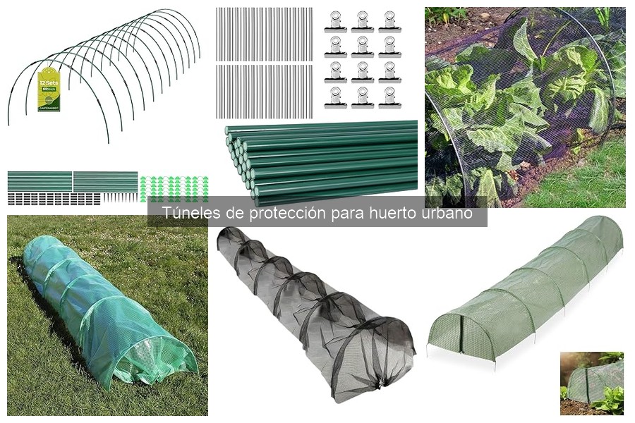 Túneles de protección para huerto urbano: Beneficios y características
