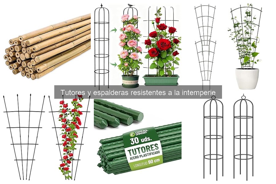 Tutores y espalderas resistentes a la intemperie: Guía básica