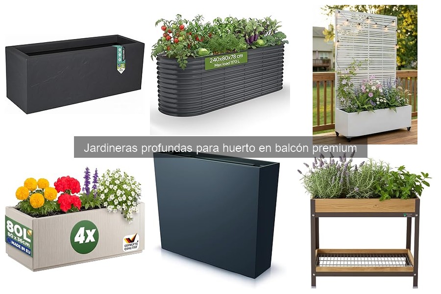 Ventajas de las Jardineras Profundas para Huertos en Balcón