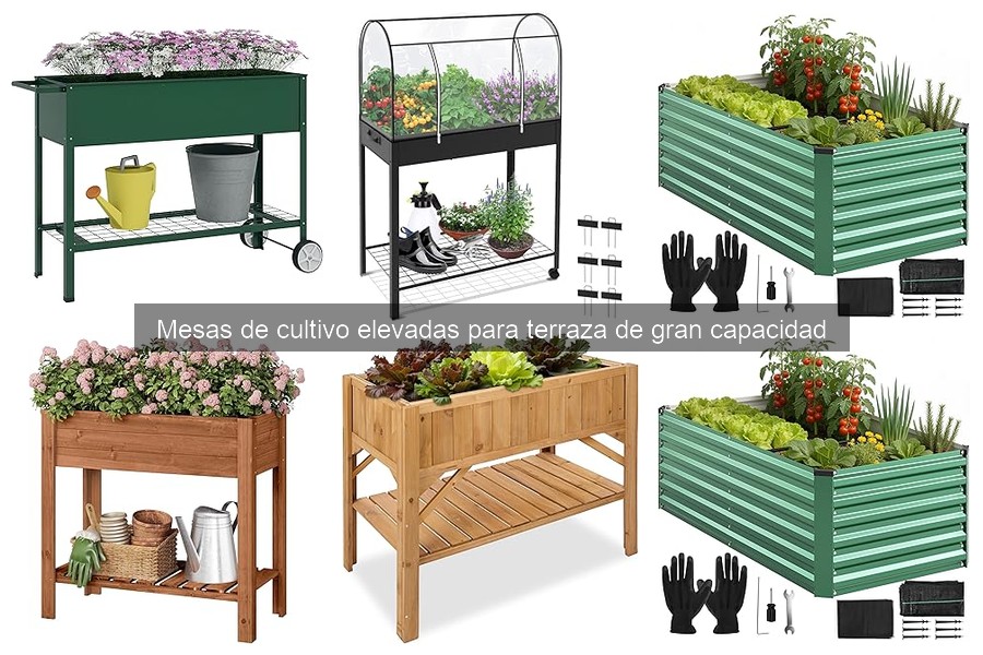 Ventajas de las mesas de cultivo elevadas para terraza