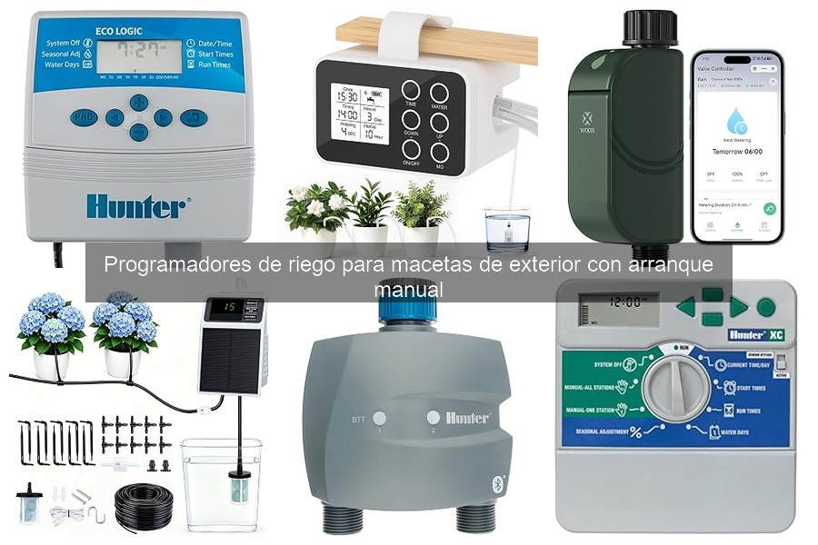 Ventajas y desventajas del programador de riego manual en macetas